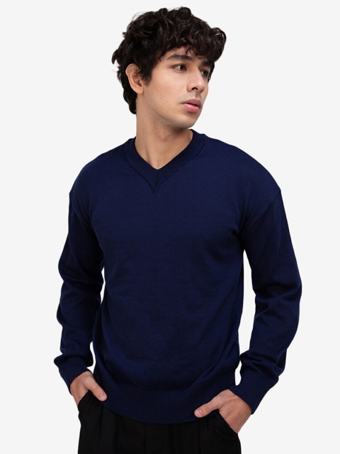 

ZALORA BASICS Men Navy Blue Pullover