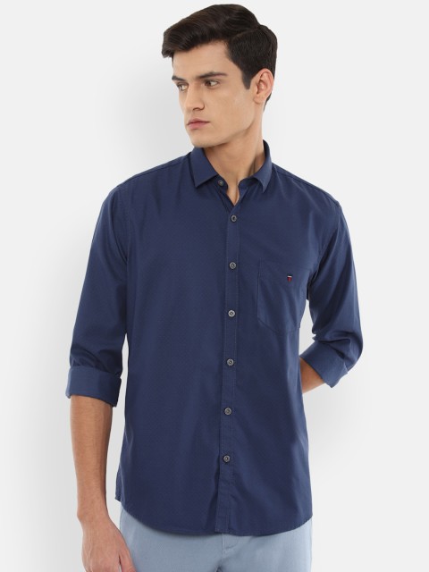 

Louis Philippe Sport Men Navy Blue Slim Fit Pure Cotton Casual Shirt