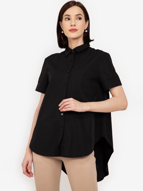 

ZALORA WORK Women Black Casual Shirt
