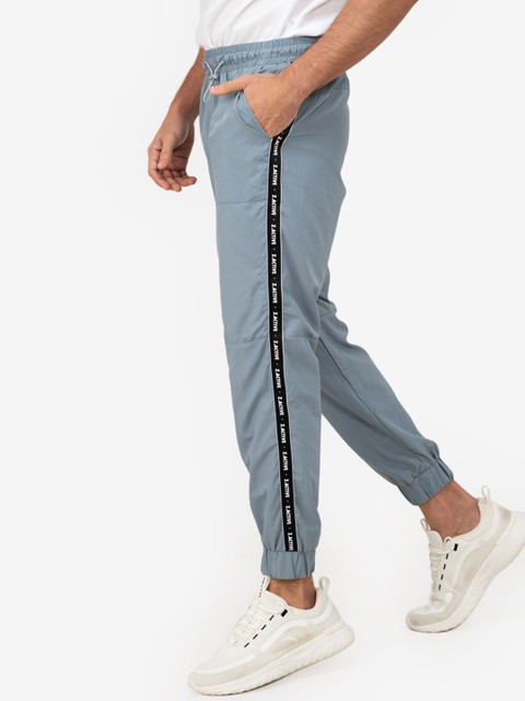

ZALORA ACTIVE Men Grey Nylon Solid Lounge Pants