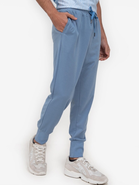 

ZALORA ACTIVE Blue Solid Regular Fit Joggers