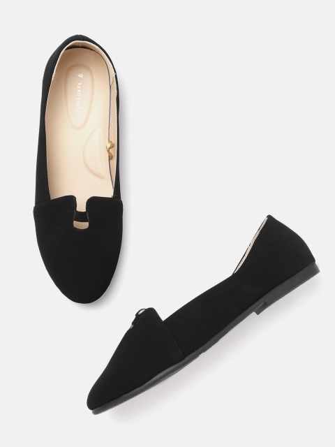 

Van Heusen Woman Black Solid Ballerinas