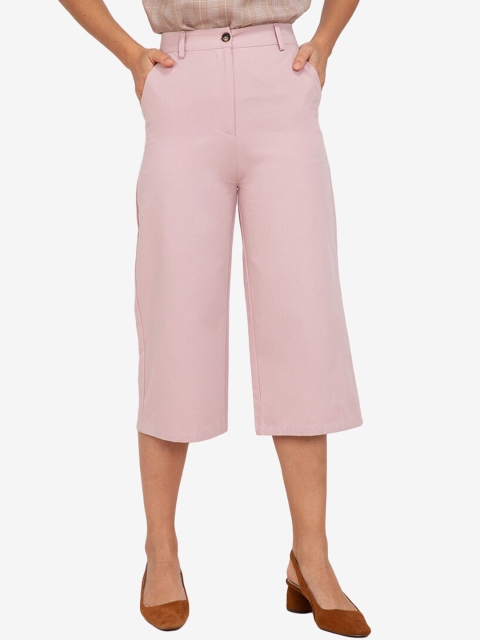 

ZALORA WORK Woman Pink Trousers