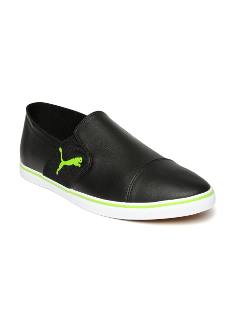 

PUMA Men Black Elsu V2 IDP Slip-Ons