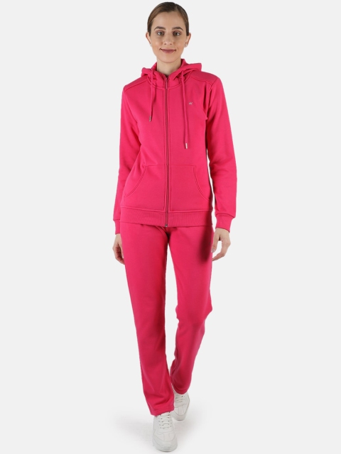 

Monte Carlo Women Pink Solid Tracksuit