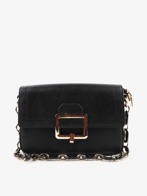 

Carlton London Black Structured Sling Bag