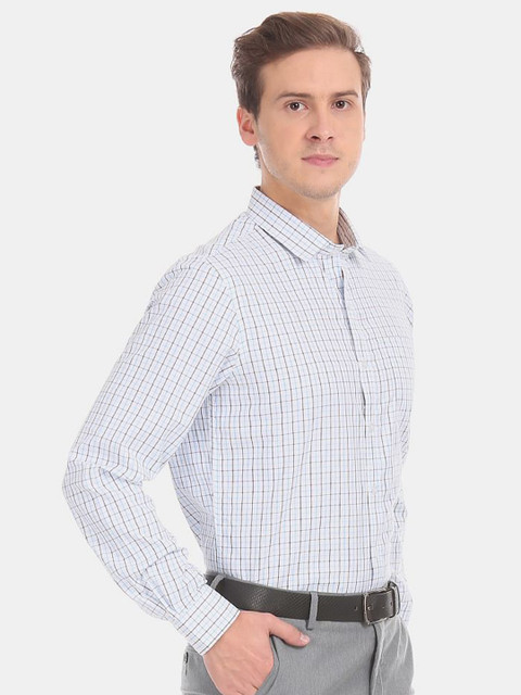 

Excalibur Men Pack Of 2 Formal Shirts, Blue
