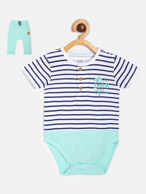 

MINI KLUB Boys Blue Checked T-shirt with Capris
