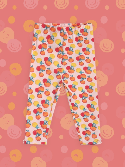 

MINI KLUB Girls Pack of 3 Multi Printed Ankle-Length Leggings
