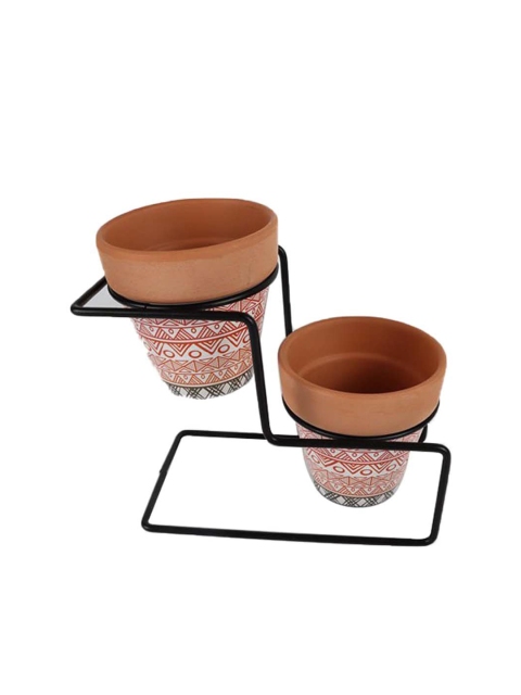 

MARKET99 Multicoloured Ceramic Table Planter, Multi