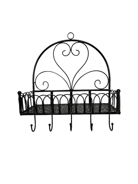 

MARKET99 Black Decorative Iron Planter