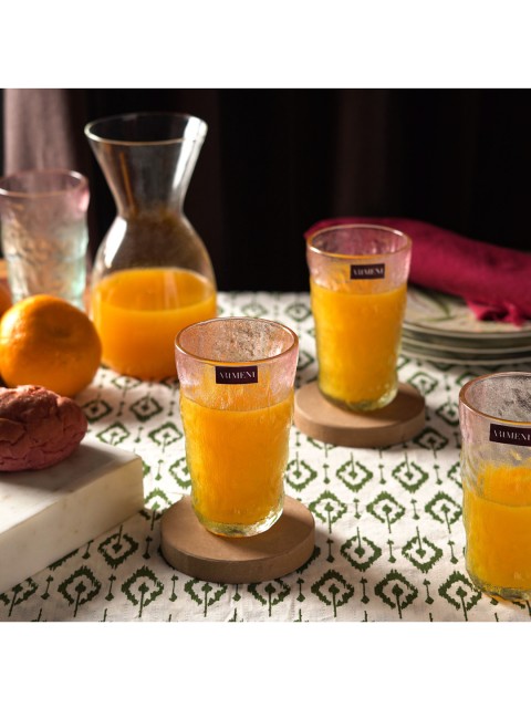 

THE ARTMENT Set of 4 Transparent Water or Juice Glass