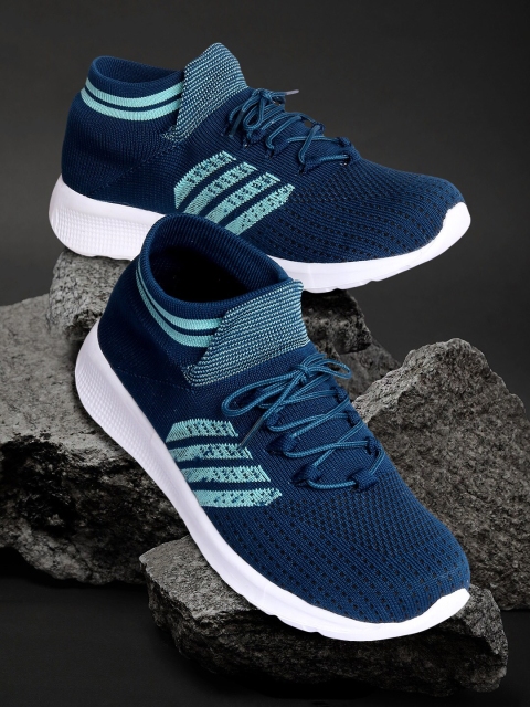 

CLYMB Men Blue Mesh Running Non-Marking Shoes