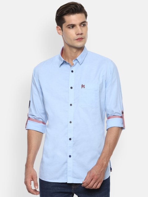 

Van Heusen Sport Men Blue Slim Fit Pure Cotton Casual Shirt