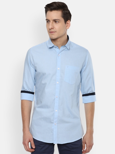

Van Heusen Sport Men Blue Slim Fit Cotton Casual Shirt