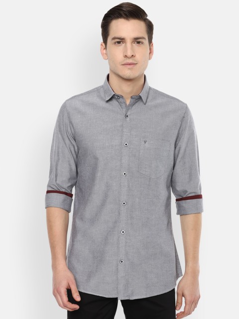 

Van Heusen Sport Men Grey Slim Fit Pure Cotton Casual Shirt