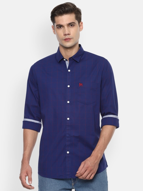 

Van Heusen Sport Men Blue Slim Fit Pure Cotton Casual Shirt