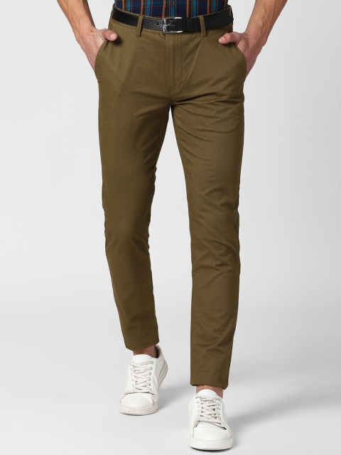 

Peter England Casuals Men Brown Slim Fit Trousers
