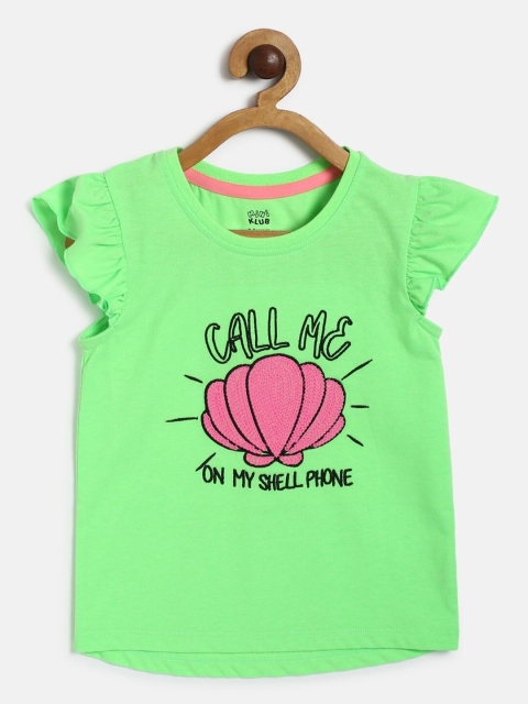 

MINI KLUB Girls Green Top