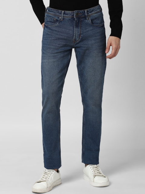 

Peter England Casuals Men Navy Blue Heavy Fade Jeans