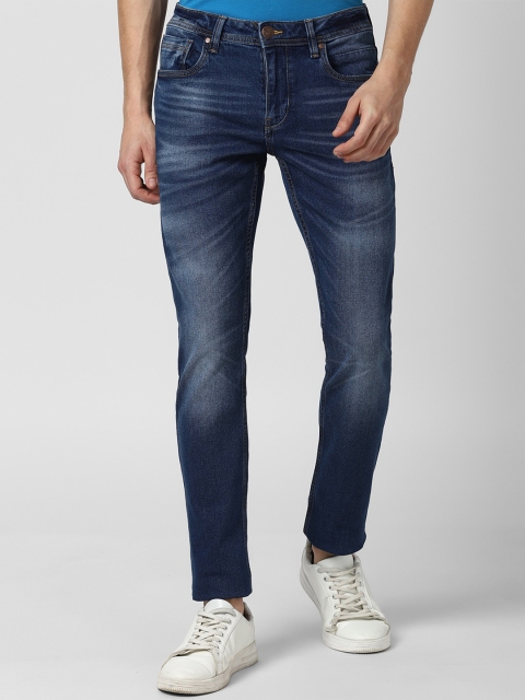 

Peter England Casuals Men Navy Blue Slim Fit Light Fade Jeans