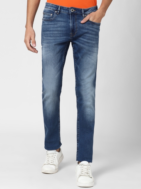 

Peter England Casuals Men Navy Blue Slim Fit Stretchable Jeans
