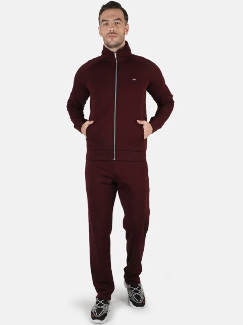 

Monte Carlo Men Maroon Solid Track Suit
