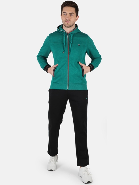 

Monte Carlo Men Blue Cotton Blend Solid Tracksuit