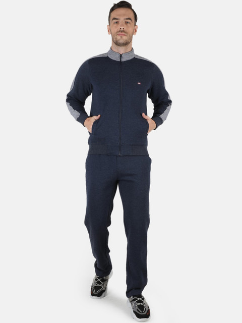 

Monte Carlo Men Navy Blue Solid Tracksuit