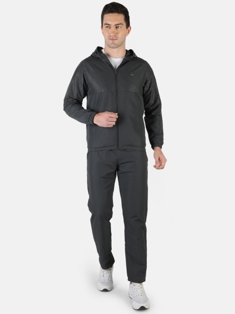 

Monte Carlo Men Charcoal Grey Solid Track Suit