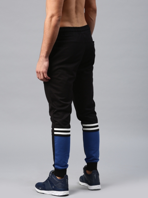 

HRX by Hrithik Roshan Black Solid Slim Fit Active Joggers