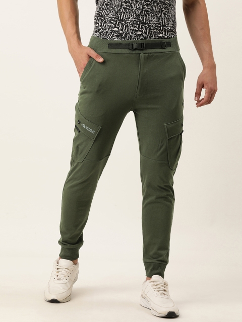 

Proline Active Men Olive Green Solid Joggers