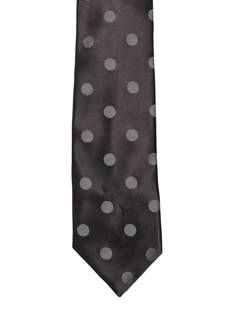 

ELLIS Men Brown Woven Design Broad Tie