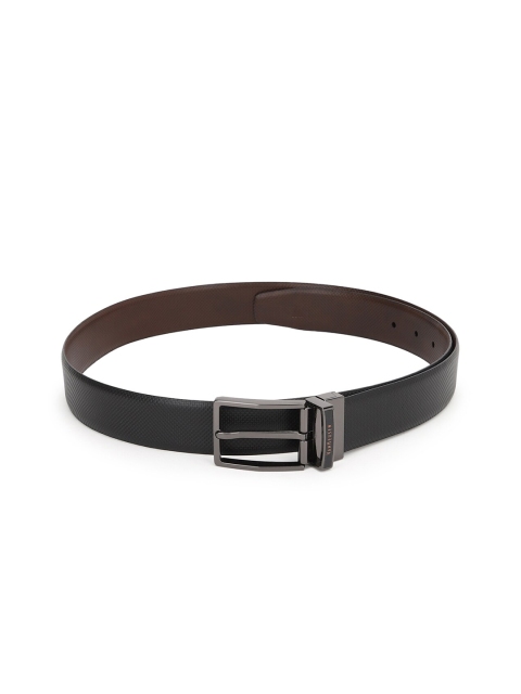

Van Heusen Men Black Textured Belt