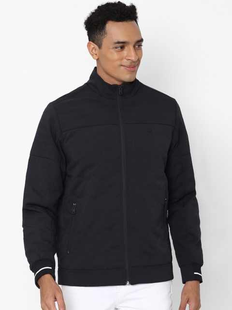 

Allen Solly Men Navy Blue Bomber Jacket