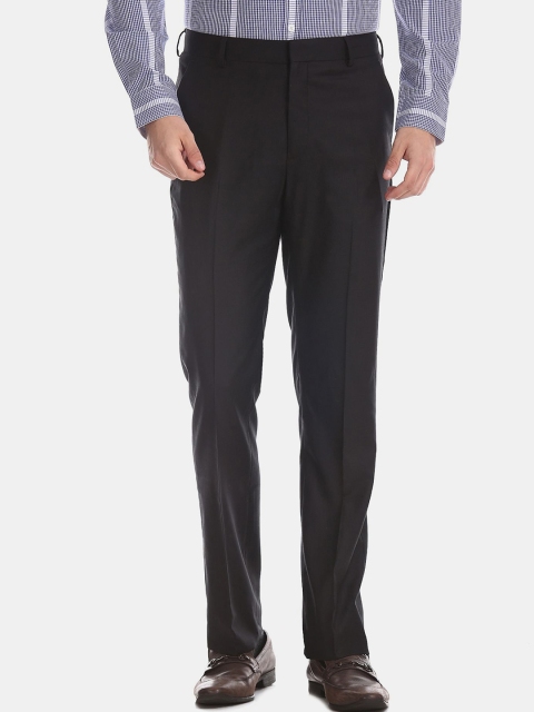 

Excalibur Men Black Slim Fit Trousers