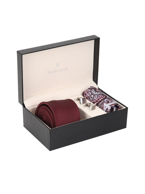 

Van Heusen Men Maroon Accessory Gift Set