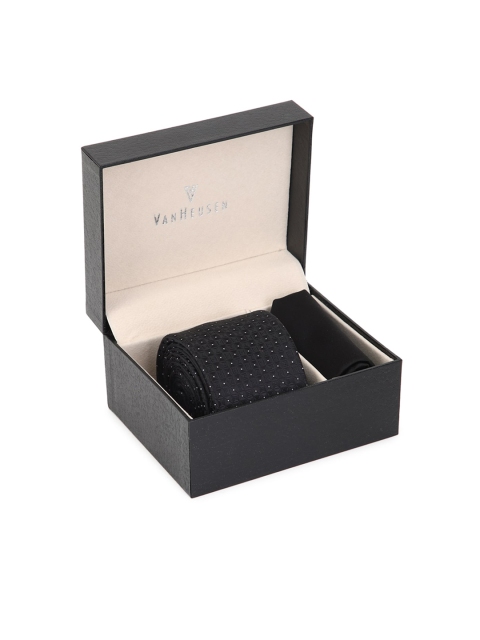 

Van Heusen Men Black & White Accessory Gift Set