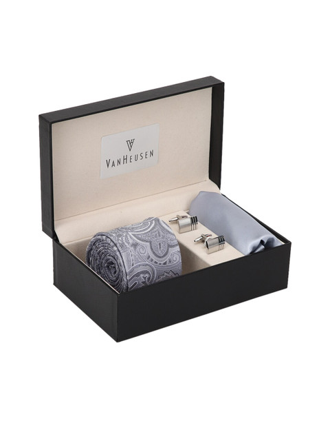 

Van Heusen Men Grey Accessory Gift Set