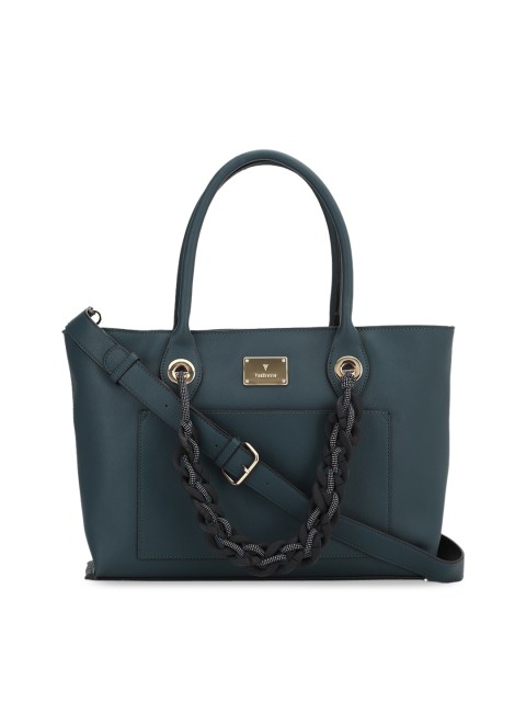 

Van Heusen Woman Blue PU Structured Shoulder Bag