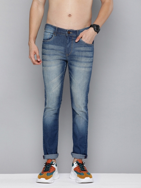 

HERE&NOW Men Blue Heavy Fade Stretchable Jeans
