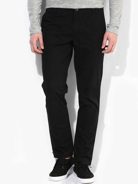 

Puma Men Black Solid Slim Fit Chinos