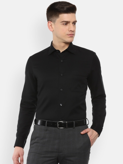 

Louis Philippe Men Black Formal Shirt