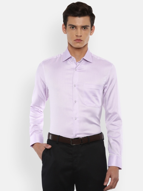 

Louis Philippe Men Purple Regular Fit Pure Cotton Formal Shirt