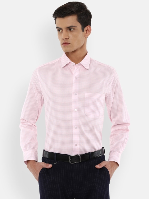 

Louis Philippe Men Pink Slim Fit Cotton Formal Shirt