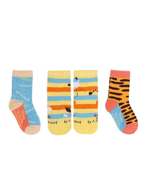 

Disney Girls Pack Of 3 Patterned Calf-Length Socks, Blue