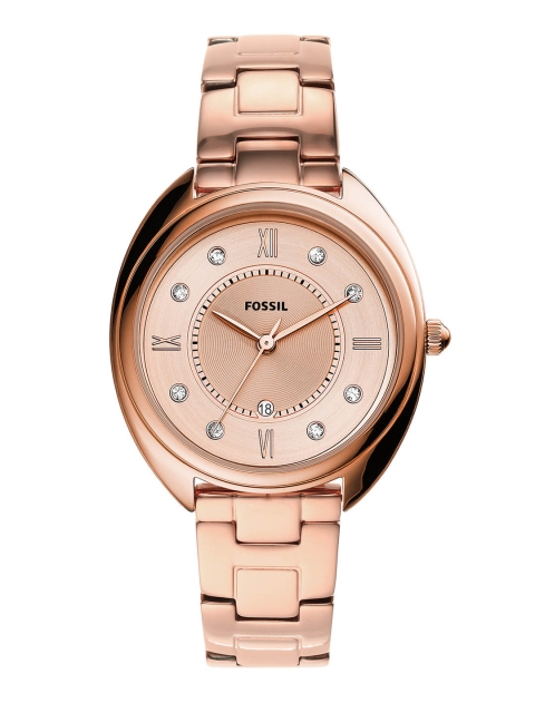 

Fossil Women Rose Gold-Toned Gabby Analogue Watch ES5070