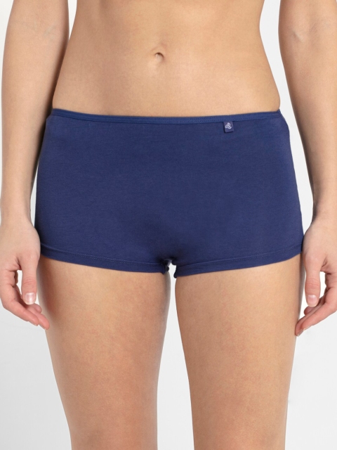 

Jockey Women Navy Blue Solid Boy Shorts - SS04-0105-DPCBT