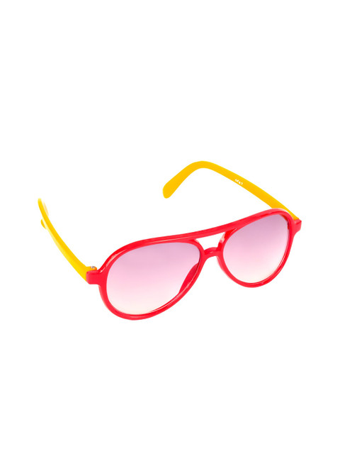 

Spiky Unisex Kids Red Aviator Sunglasses 1232_Redy