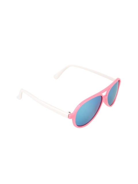 

Spiky Unisex Kids Blue Lens & Pink Aviator Sunglasses with UV Protected Lens